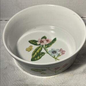Floral Patterned Serveware Bowl 7 1/2 inch